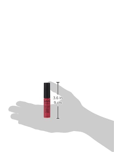 NYX PROFESSIONAL MAKEUP Soft Matte Lip Cream, Lightweight Liquid Lipstick - Prague (Matte Merlot)