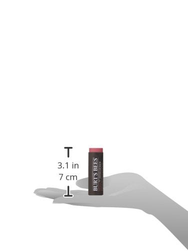 Burt's Bees 100% Natural Tinted Lip Balm, Hibiscus with Shea Butter & Botanical Waxes – 1 Tube