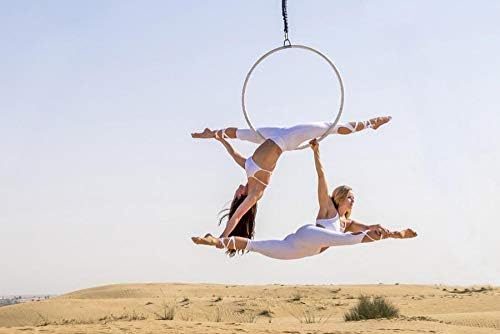 Complete Lyra Aerial Hoop Kit -Aerial Rings Equipment (32mm tube 3ft Spanset