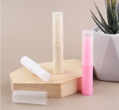 24PCS/4g White Empty Lipstick Lip Balm Balms