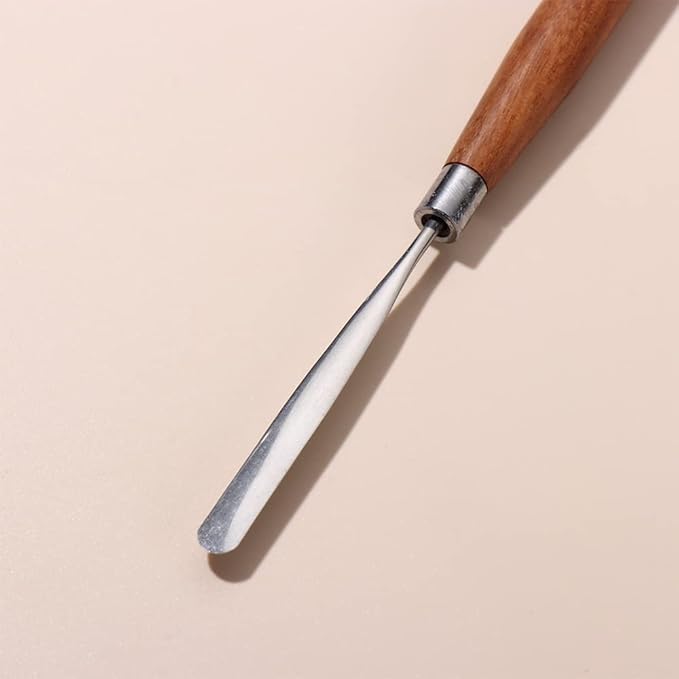 Stainless Steel Nail Art Spatula Cosmetic Makeup Palette