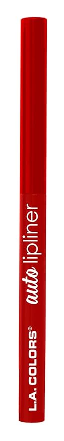 L.A. COLORS Auto Lipliner Pencil, Fiery Red CAL569 (Pack of 2)