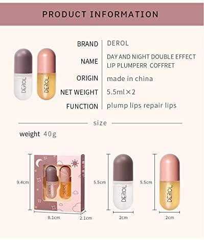 Lip Plumper Set, Day and Night All