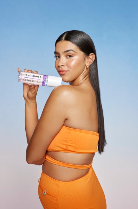 Tanologist Express Self Tan Mousse, Dark - Hydrating Sunless Tanning Foam, Vegan and Cruelty Free - 6.76 Fl Oz