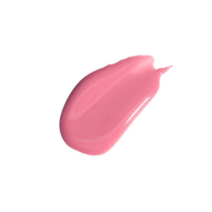 Flower Knows Violet Strawberry Rococo Glowy Lip Gloss,Moisturizing Shimmery Lip Oil,Hydrating Lip Plumper Makeup for Girls&Women,Vegan & Cruelty-Free,0.12 Fl Oz,1 Count(G01 Strawberry Macaron)