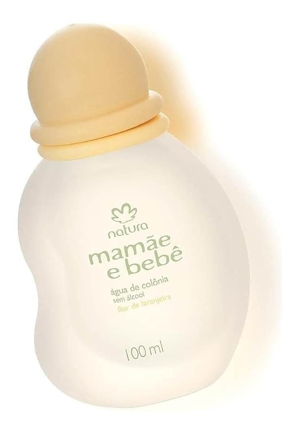 natura - Linha Mamae e Bebe - Agua de Colonia Flor de Laranjeira sem Alcool 100 Ml - (Mom & baby Collection - Orange Blossom Cologne without Alcohol 3.38 Fl Oz)