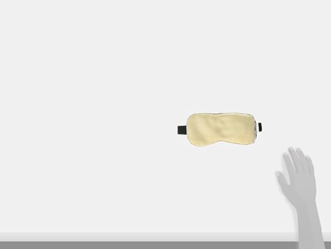 Bucky Hot & Cold Therapy Spa Collection Chenille Eye Mask, 8.5x4, Sand