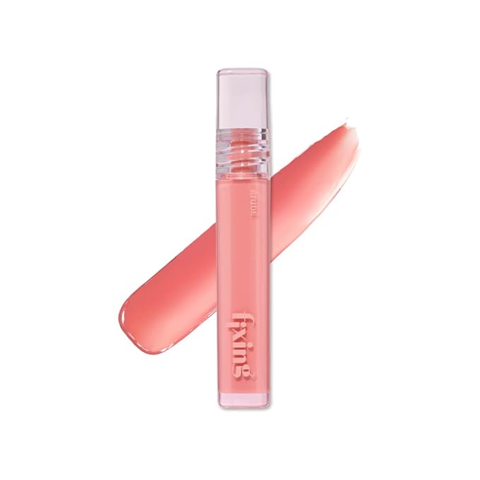 ETUDE Glow Fixing Tint #3 Dewy Fig | Non-sticky Glossy Shine Lip stain | Fills up with comfortable moisture | Tinting for dry lips