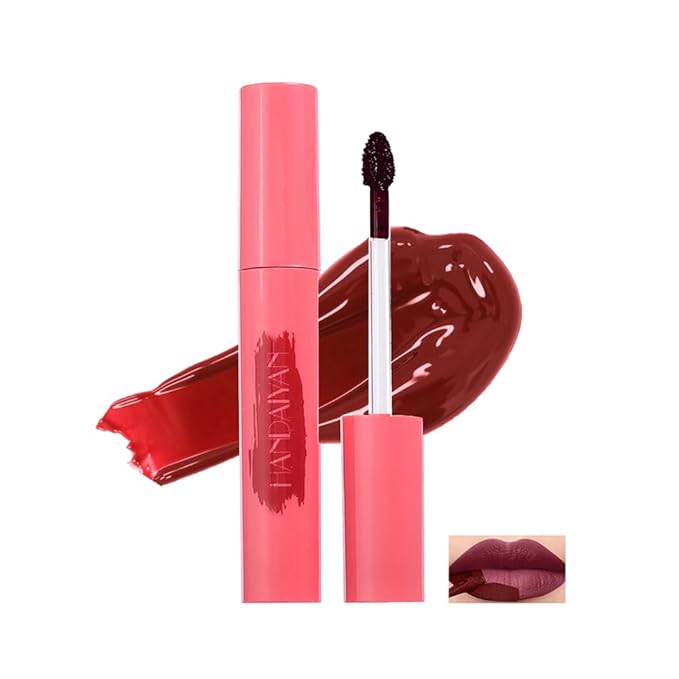 Wonder Blading Lip Stain Peel Off Masque, 6 Colors Tattoo Peel Off Mask, Matte Finish Peel Off Lip Stain, Waterproof & Transfer Proof Nude Lip Tint, Lip Tatoo Peel Lip Tint, 05# Dark Purple