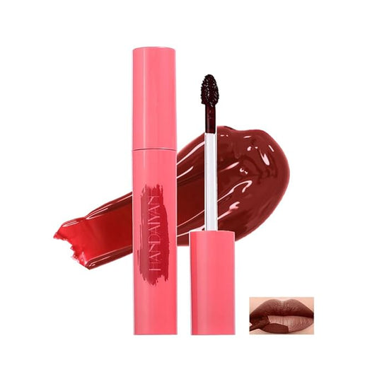 Wonder Blading Lip Stain Peel Off Masque, 6 Colors Tattoo Peel Off Mask, Matte Finish Peel Off Lip Stain, Waterproof & Transfer Proof Nude Lip Tint, Lip Tatoo Peel Lip Tint, 06# Dark Brown