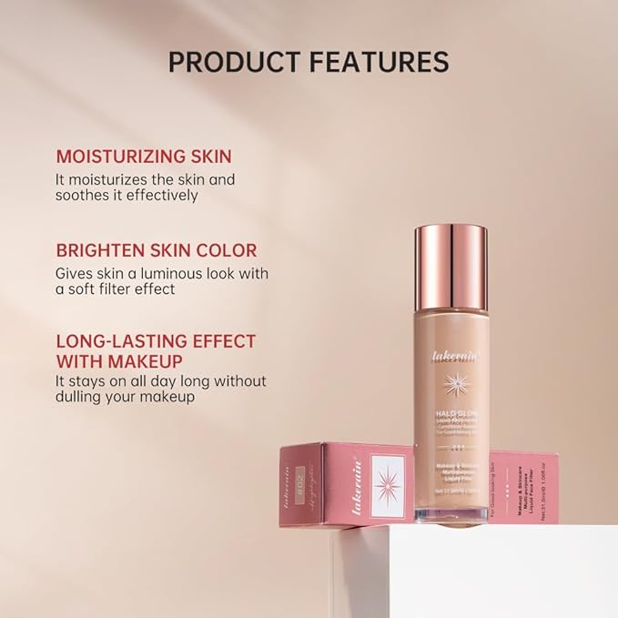 Halo Glow Liquid Face Filter, Complexion Booster For 1.06 OZ