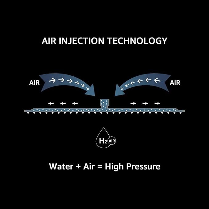 Iriber Shower System Wall Mounted Shower Faucet Mixer Set with Luxury High Pressure Shower head and 3-Setting Handheld, Bathroom Shower Trim Kit Contain Pressure Balance Valve,Brushed Gold