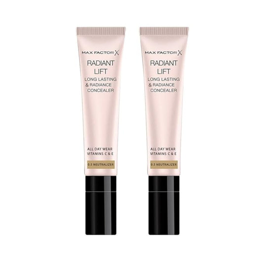 2 x Max Factor Radiant Lift Long Lasting 0.5 Neutralizer 7ml
