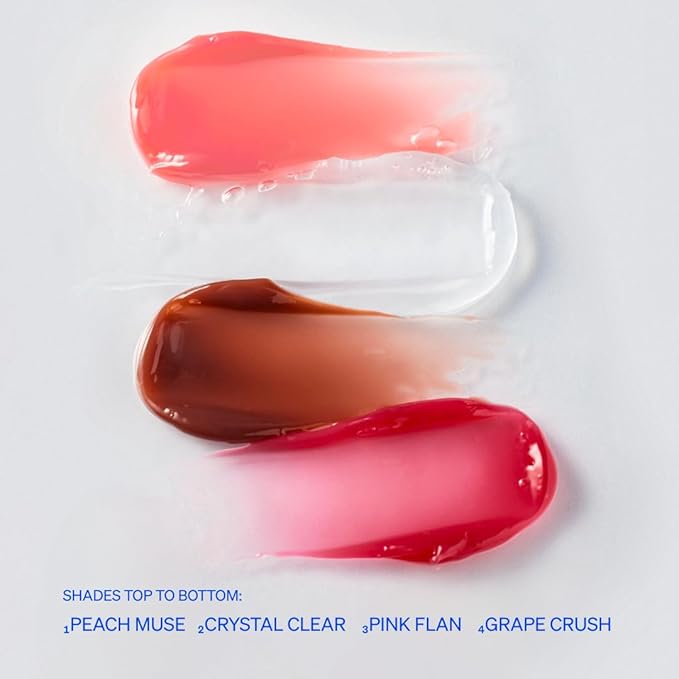 KNEMO LipLock Jelly Serum for Dry Lips, Long-Lasting, Hydrating, Plumping, Glossy Mask with Rose PDRN, Carrot Collagen, Pillow Peptide, Moisturizing Tinted Lip Balm. (Peach Muse)