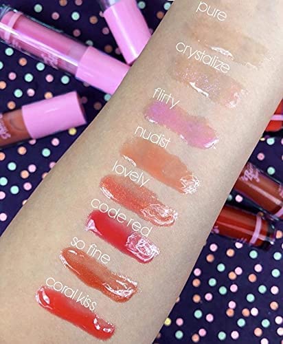 Rude Cosmetics Berry Juicy Lip Gloss - Pure for Women - 0.14 oz Lip Gloss