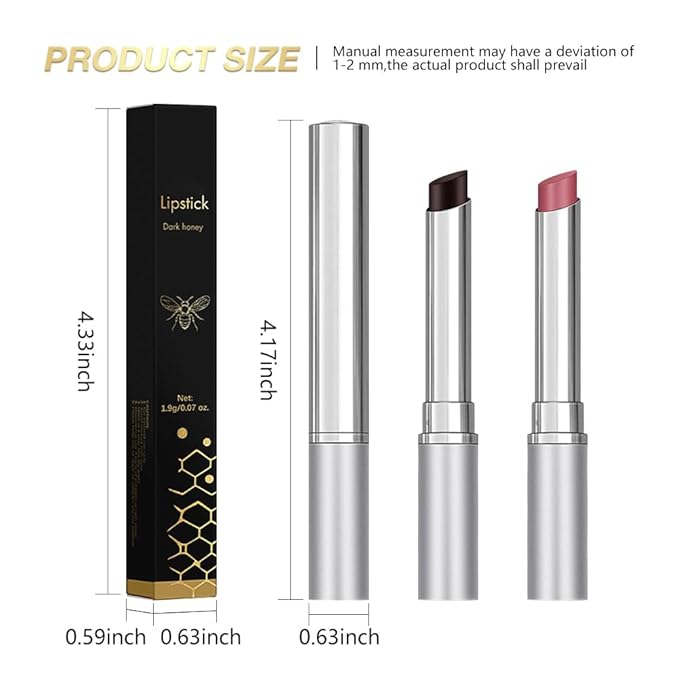 FeiCuiYun 3Pcs Black&Pink&Brown Honey Tinted Lip Stain Lip Balm Lip Gloss Lipstick, Sheer Hydrating Lip Stains Tint, Moisturizing Lip Color for All Skin Tones with Natural Black Cherry