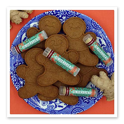 Crazy Rumors Gingerbread Lip Balm. 100% Plant-Based,