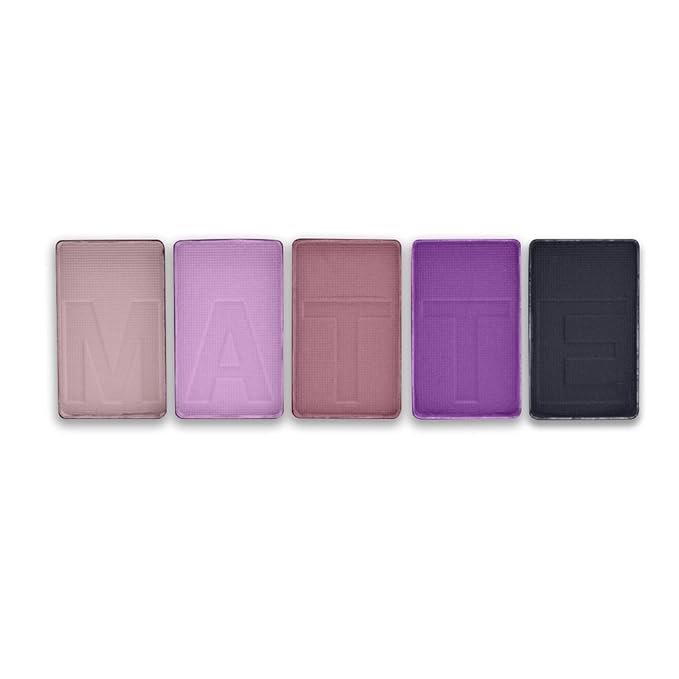 L.A. COLORS 5 Color Matte Eyeshadow Palette, Plum Pashmina CEM479