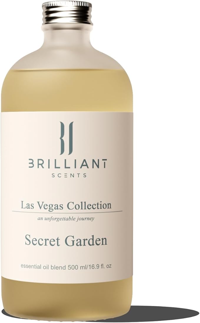 Brilliant Scents Secret Garden Scents | Green Melon, Lemon | Luxury Home & Business Scent | Fragrance Oil | 500ML