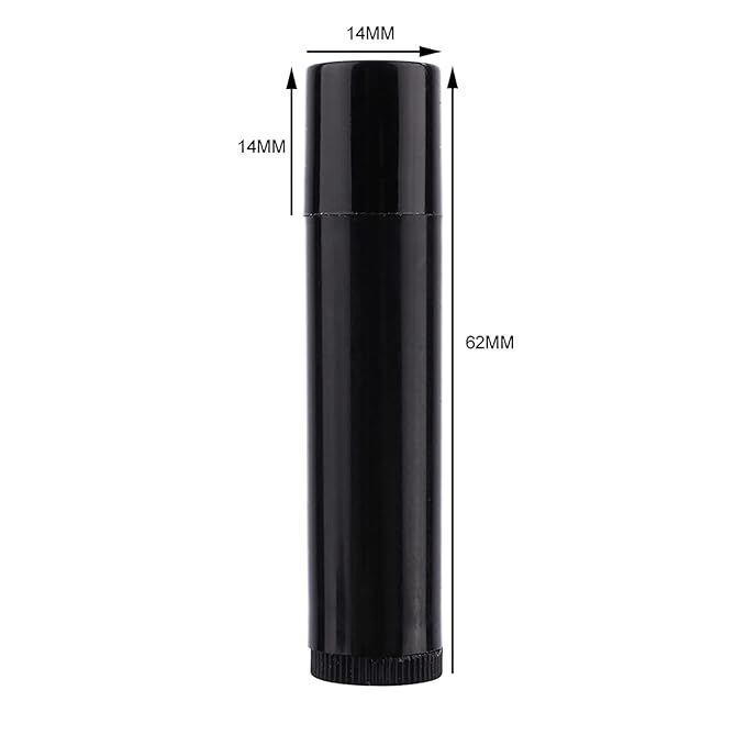 100Pc Empty Lip Balm Tubes 5ml