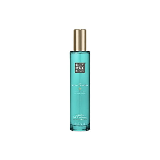 RITUALS Karma Soothing Hair & Body Mist - Body Spray with Holy Lotus & White Tea - 1.6 Fl Oz