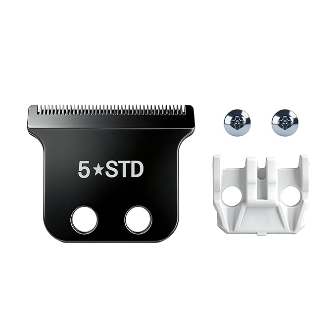 Replacement Blades for Wahl Detailer, 5 Star Hero, Razor Edger, and G Whiz trimmers,Black 1 Pack