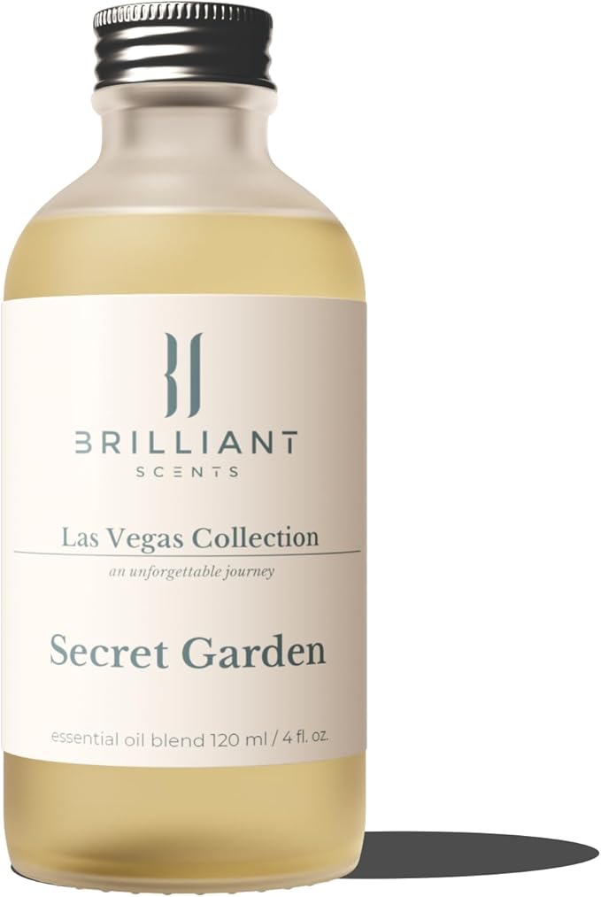 Brilliant Scents Secret Garden Scents | Green Melon, Lemon | Luxury Home & Business Scent | Fragrance Oil | 120ML