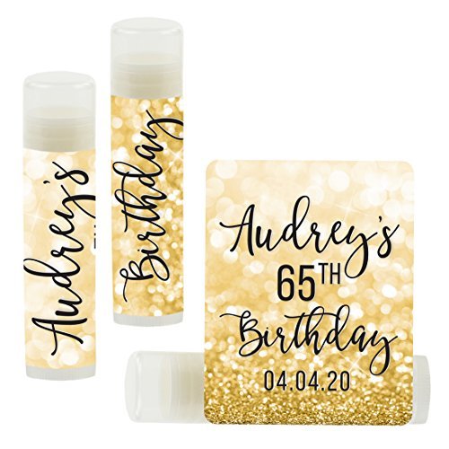Andaz Press Personalized Milestone Birthday Party Glitter