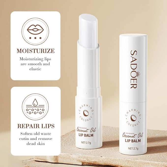 SADOER Coconut Oil Natural Moisturizing Lip