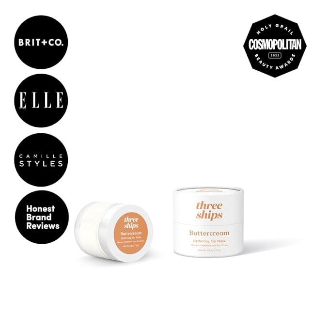 Three Ships Buttercream Hydrating Lip Mask 15g