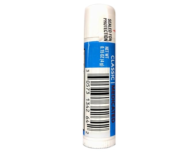 ChapStick Classic Medicated Lip Balm, 0.15