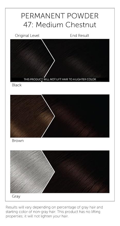 #47 Medium Chestnut Bigen Permanent Powder - 6 Pack