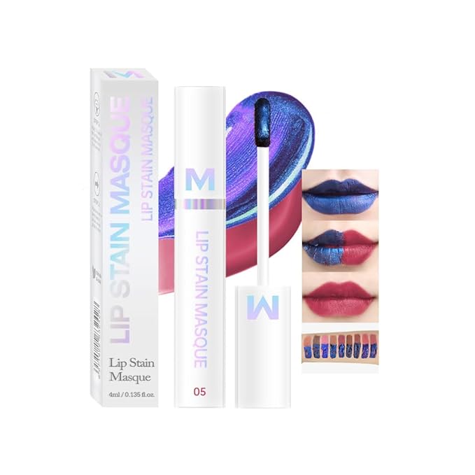 Matte Lip Gloss Peel Off Masque - Peel Off Lip Stain Tattoo, Mauve Peel Off Lip Tint,Long Lasting Waterproof Transfer-proof Lip Mask Lip Stain Peel Off Lip Gloss,Stay Lip Makeup 05#