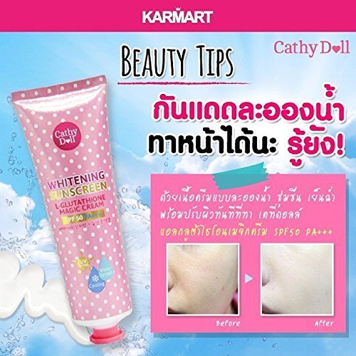 Cathy Doll L-Glutathione Magic Cream SPF 50 Whitening Sunscreen 138ml