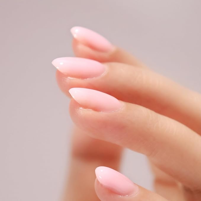 FZANEST Rubber Base Builder Gel For Nails, Sheer Color Gel Polish Elastic Rubber Base Coat For Nail Thickening Extension 15ml (Baby Pink)