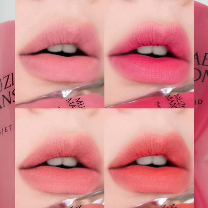 Objet Liquid Makeup Vivid Glow Vegan Lip Tint (AFTER) 0.20 Fl Oz (Pack of 1)