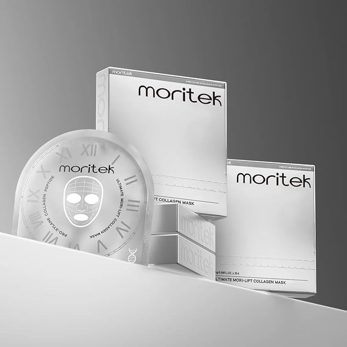 MORlTEK Deep Anti-Aging Mask (9pcs) - Firming V-Shaping Collagen and Provides intense Moisture for a Youthful Glow, Perfect for Targeted Repair and Rejuvenation