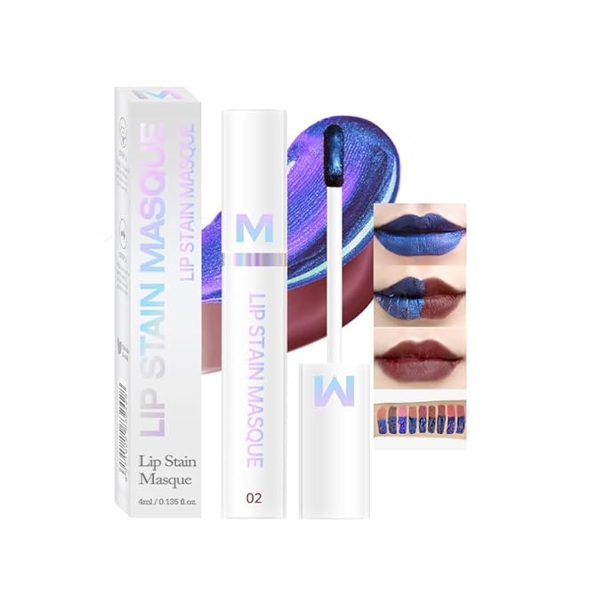 Matte Lip Gloss Peel Off Masque - Peel Off Lip Stain Tattoo, Toffee Rose Peel Off Lip Tint,Long Lasting Waterproof Transfer-proof Lip Mask Lip Stain Peel Off Lip Gloss, Stay Lip Makeup 02#