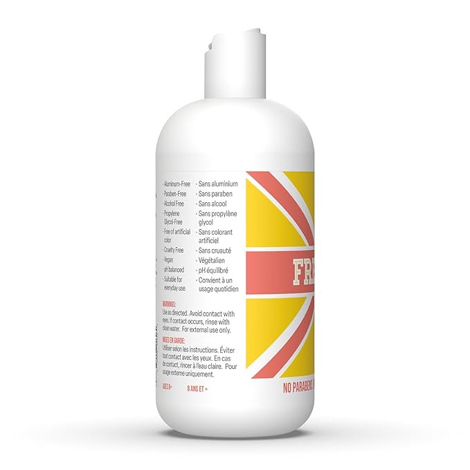 Fresh Kidz Body Wash for Kids and Teens - Gentle Bath and Shower Cleanser for All Skin Types - Girls "Coral", 16.9 Fl.Oz.
