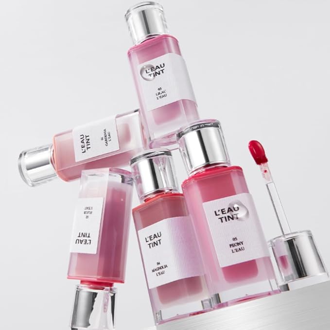 BBIA L’EAU Tint – Glossy & Glow Lip Stain, Watery Lip Tint, Non-Sticky, High Shine Finish, Long-lasting, Moisturizing, Lightweight, Natural, Daily Use, Vegan, Korean Lip Makeup (03 LILAC L'EAU)