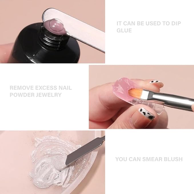 6 pack dual-ended polygel brush