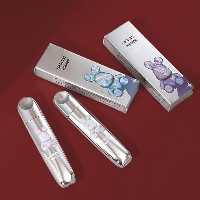 Rose Brick Red Hydrating Lip Gloss Tint – High Shine Moisturizing Lip Glaze with Lightweight Non-Sticky Texture, Long-Lasting Glossy Red Lip Tint for Smooth Full Lips, 610#
