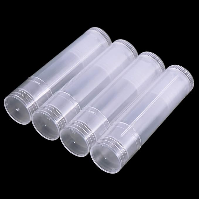 50Pcs 5ml Translucent Lipstick Cosmetic Empty