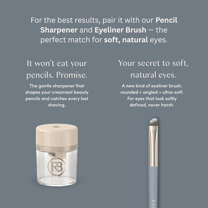 Ravie Beauty Soft Definition Longwear Eyeliner Pencil – Soft, Blendable, Waterproof & Smudge-Resistant Eye Liner for Everyday Natural Look – Vegan, Cruelty-Free, Clean Formula (Dune)