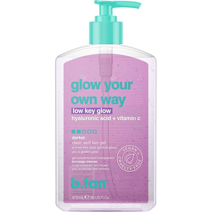 b.tan Dark Clear Self Tan Gel Tanning