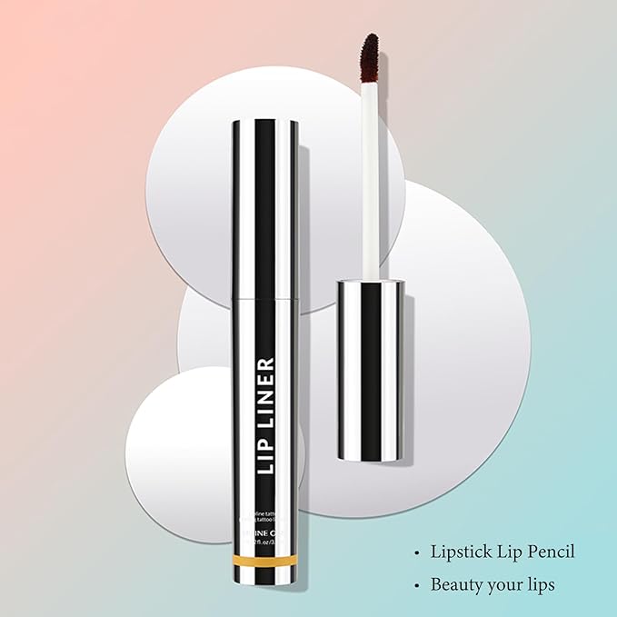 Peel Off Lip Liner Stain – Velvet Lip Glkoss Long-Lasting, Moisturizing & Non-Sticky Matte Lip Lacquer, Pigmented, Smudge-Proof Liquid Lipgloss (red)