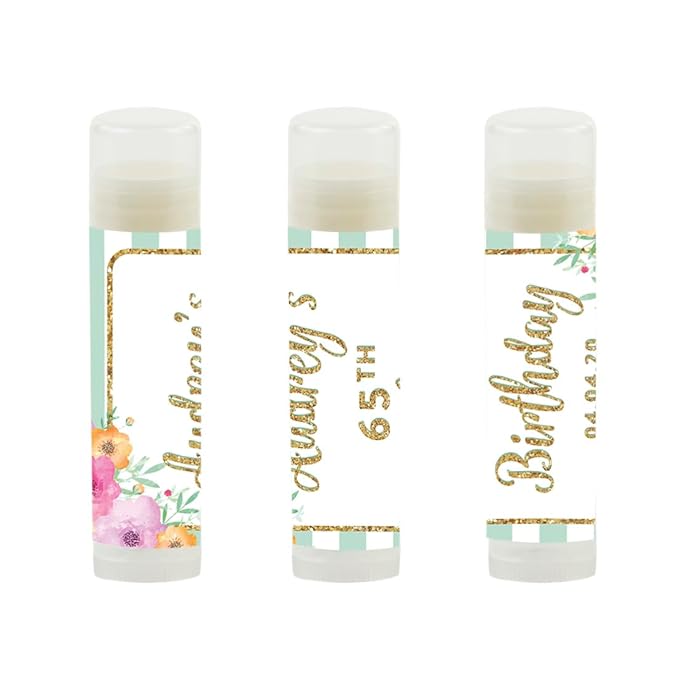 Andaz Press Personalized Milestone Birthday Party Glitter,