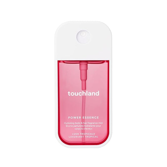 Touchland Power Essence Hydrating Body & Hair Fragrance, Lush Tropicale, 2 FL. OZ. Travel Size Body Mist