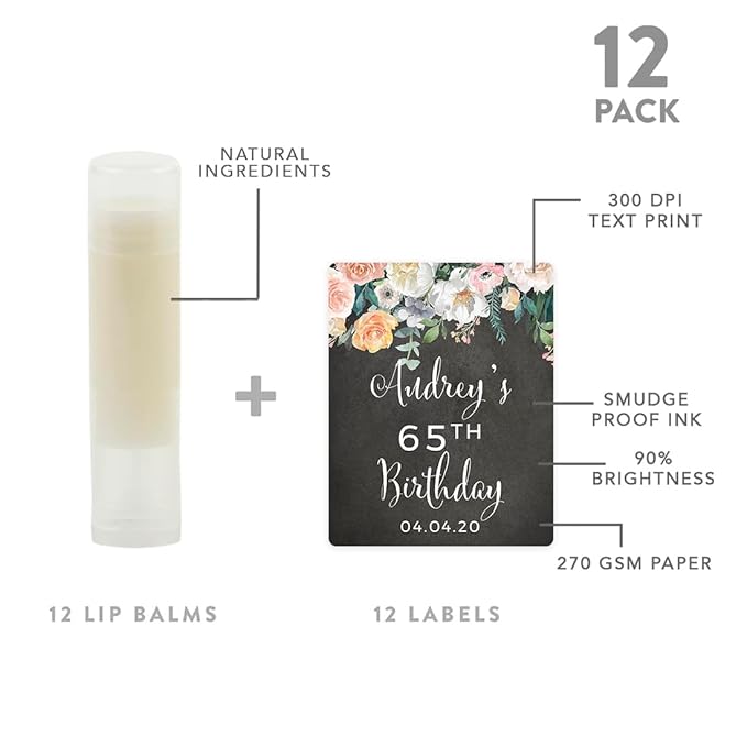 Andaz Press Personalized Milestone Birthday Party Garden