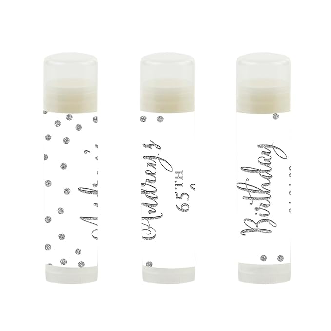 Andaz Press Personalized Milestone Birthday Party Glitter